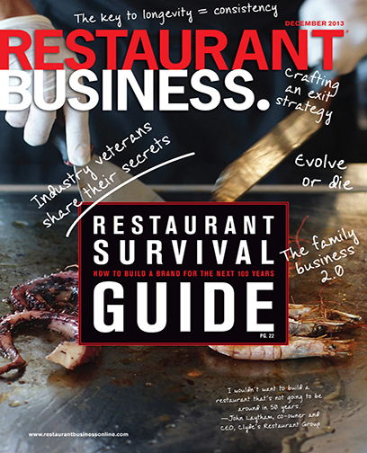 Restaurant Business Magazine December 2013 Issue