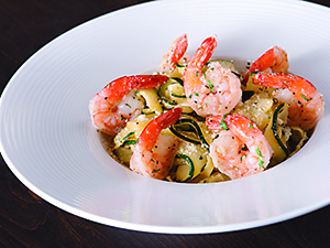 California Pizza Kitchen’s Shrimp Scampi Zucchini Fettuccine