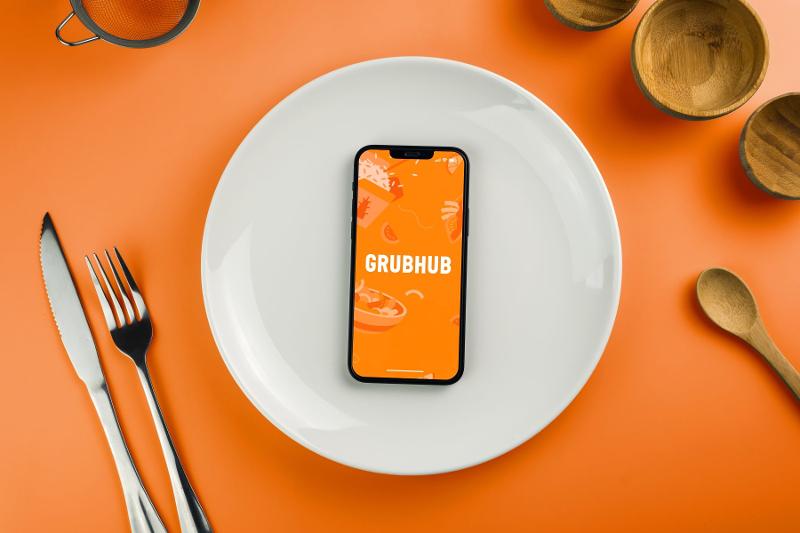 Grubhub plate