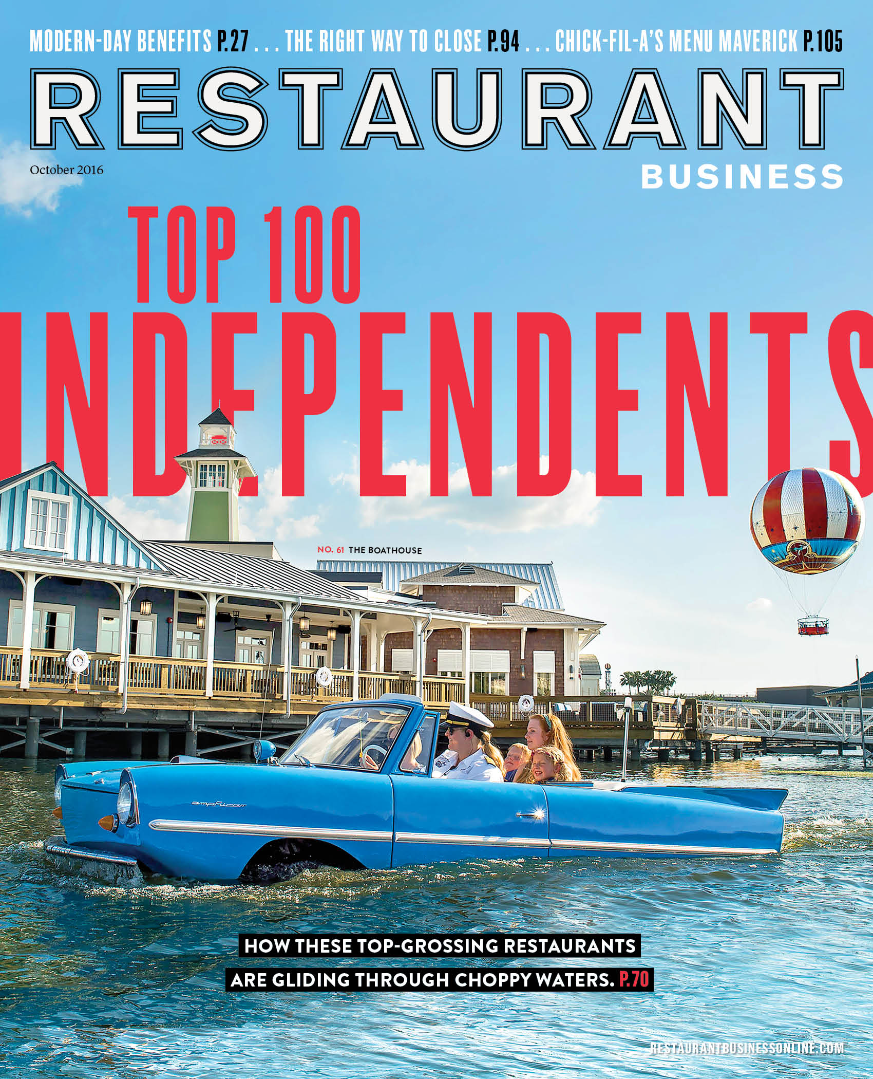 Restaurant Business Magazine October 2016 Issue